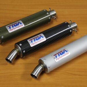 Silencer, GP-T, Carbon, Two Stroke, Spring Mounted, Assy.