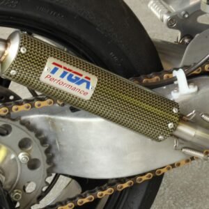 Silencer, GP-T, Carbon, Two Stroke, Spring Mounted, Assy.