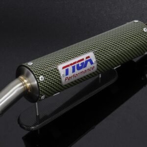 Silencer, GP-T, Carbon/Kevlar, Two Stroke, Spring Mounted.