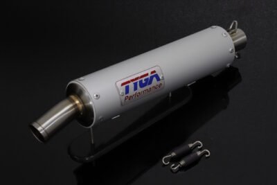 Silencer GP-T, Aluminium, Two Stroke, Spring Mounted, Assy