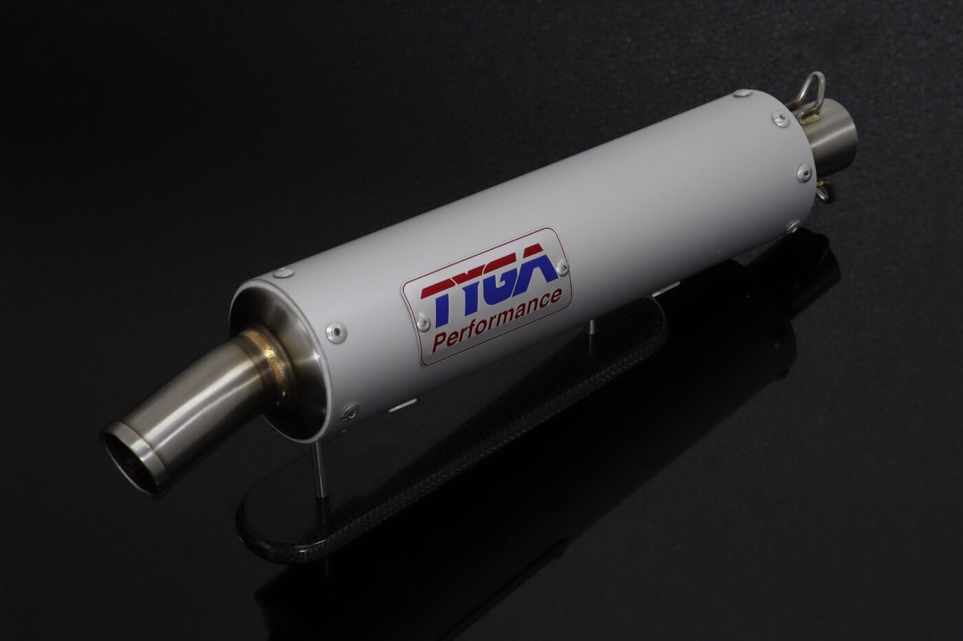 Silencer GP-T, Aluminium, Two Stroke, Spring Mounted.