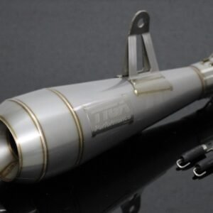 Silencer, Stainless Moto Maggot, 43 mm, Ninja 400, Assy