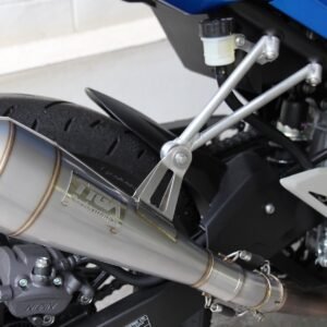 Silencer, Stainless Moto Maggot, 43 mm, Ninja 400, Assy