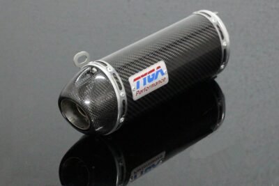 Silencer, Carbon, Oval/Carbon End Cap, Spring Mount, Monkey 125, No Fittings