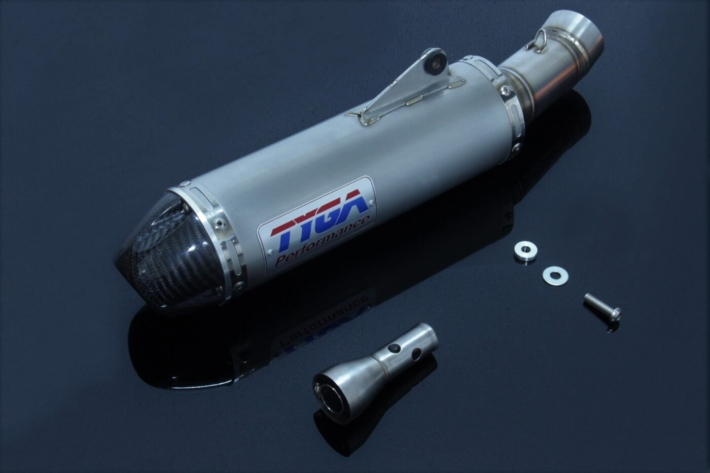 Silencer, Stainless, Round, WSS300, (Street) KTM RC390, Assy