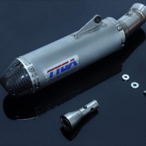 Silencer, Stainless, Round, WSS300, (Street) KTM RC390, Assy