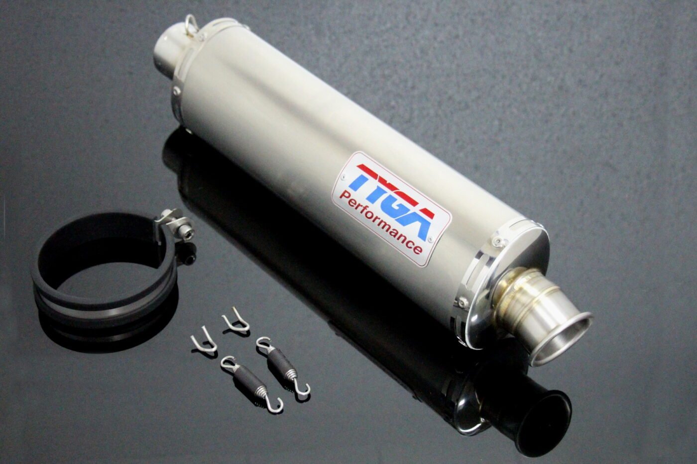 Silencer, Stainless, Round, 2 Inch x 380 mm, Assy