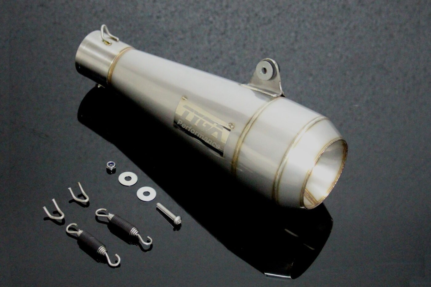 Silencer, Stainless Moto Maggot, 50.8 mm, VFR750F Gen 4, 94-97, Assy