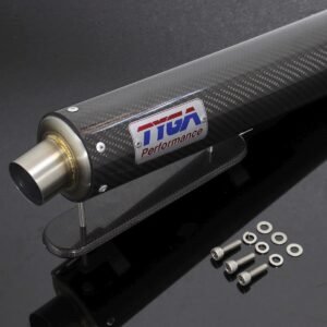 Silencer, Carbon, Two Stroke, 70mm, Assy
