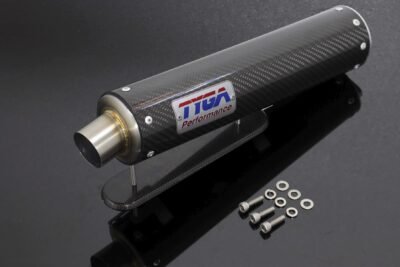 Silencer, Carbon, Two Stroke, 70mm, Assy