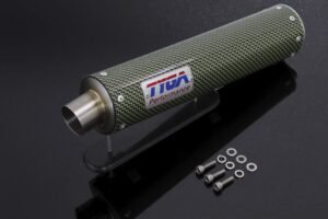 Silencer, Carbon/Kevlar, Two Stroke, 70mm, Assy