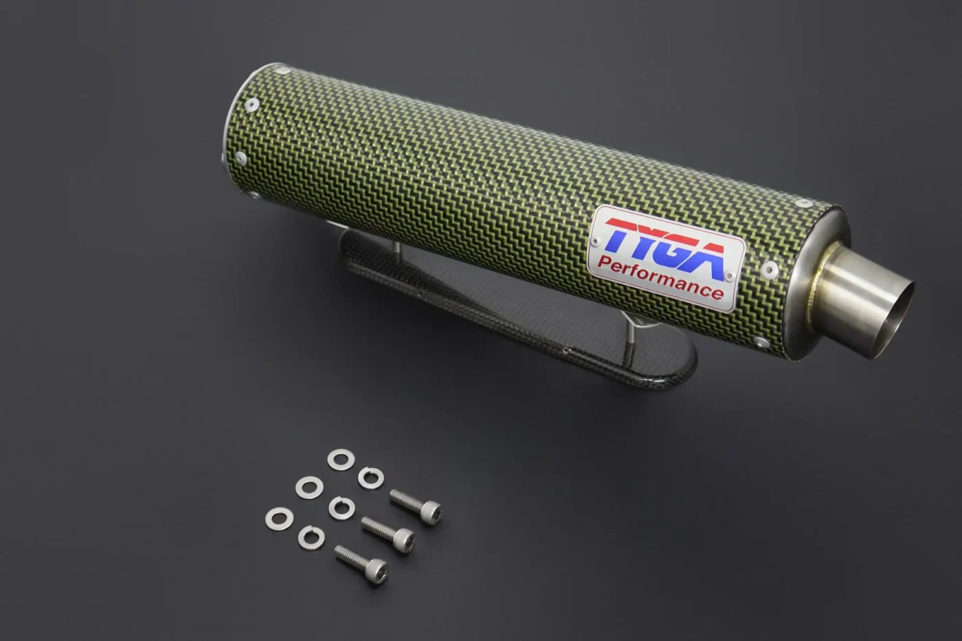 Silencer, Carbon/Kevlar, Two Stroke, 70mm, Assy (Clearout)