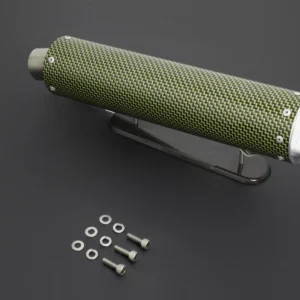 Silencer, Carbon/Kevlar, Two Stroke, 70mm, Assy (Clearout)