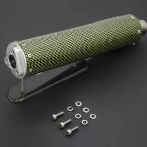 Silencer, Carbon/Kevlar, Two Stroke, 70mm, Assy (Clearout)