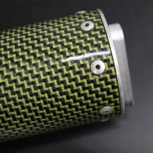 Silencer, Carbon/Kevlar, Two Stroke, 70mm, Assy (Clearout)
