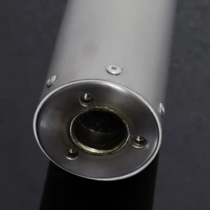 Silencer, Left, Ultra Shorty, Stainless, Two Stroke, 70mm, Assy
