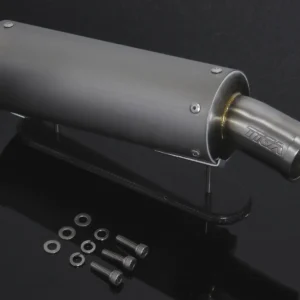 Silencer, Left, Ultra Shorty, Stainless, Two Stroke, 70mm, Assy