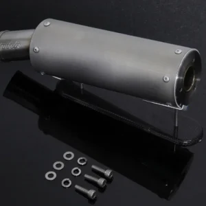Silencer, Right, Ultra Shorty, Stainless, Two Stroke, 70mm, Assy