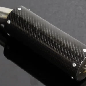 Silencer, Right, Ultra Shorty, Carbon, Two Stroke, 70mm, Assy