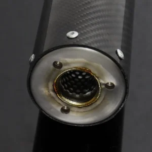 Silencer, Right, Ultra Shorty, Carbon, Two Stroke, 70mm, Assy