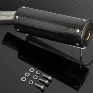 Silencer, Right, Ultra Shorty, Carbon, Two Stroke, 70mm, Assy