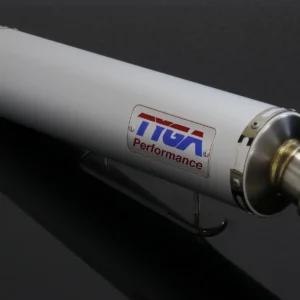 Silencer, Aluminiumt, Round, Four Stroke, 50.8mm. bore, Sleeve, 4 inch X 430mm (No fittings)