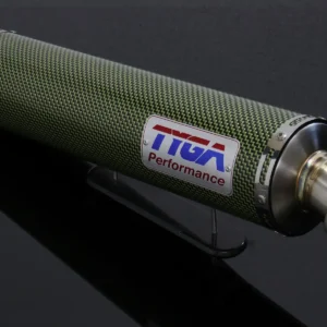 Silencer, Carbon/Kevlar, Round, Four Stroke, 50.8mm. bore, Sleeve, 4 inch X 430mm (No fittings)