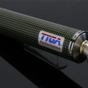Silencer, Carbon/Kevlar, Round, Four Stroke, 50.8mm. bore, Sleeve, 4 inch X 430mm (No fittings)