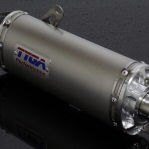 Silencer, Stainless, Oval/Carbon End Cap, Spring Mount, MSX125 Grom, No Fittings