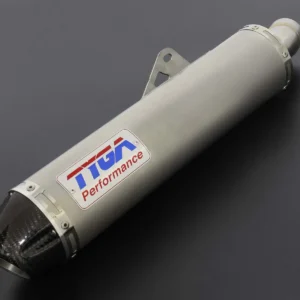 Silencer, Stainless/Carbon End Cap, Clamp On, 50.8mm. bore, Sleeve, 4 inch X 400mm., Ninja ZX-4R(R)