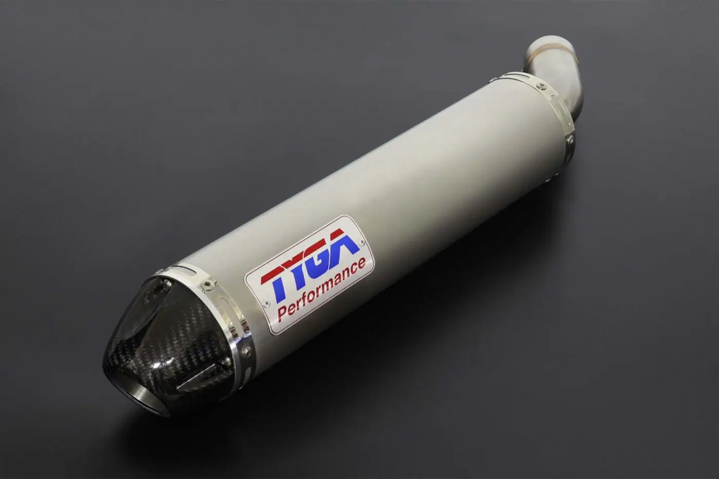 Silencer, Stainless/Carbon End Cap, Clamp On, 50.8mm. bore, Sleeve, 4 inch X 400mm., Ninja ZX-4R(R)