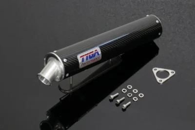 Silencer, Carbon, Two Stroke, 32mm ID Assy.