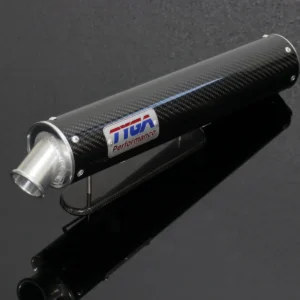 Silencer, Carbon, Two Stroke, 32mm ID, No Fittings