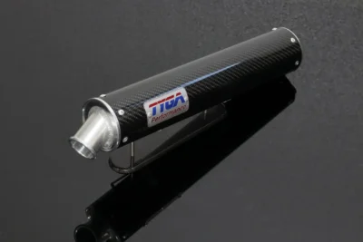 Silencer, Carbon, Two Stroke, 32mm ID, No Fittings