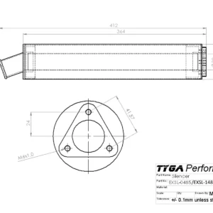 Silencer, Special Carbon/Kevlar, Two Stroke, 32mm ID Assy.