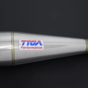 Silencer, Stainless Moto Maggot, 43 mm., Midi, No fittings (CLEAROUT)
