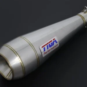 Silencer, Stainless Moto Maggot, 43 mm., Midi, No fittings (CLEAROUT)