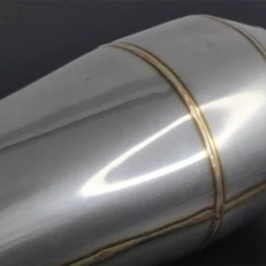 Silencer, Stainless Moto Maggot, 43 mm., Midi, No fittings (CLEAROUT)