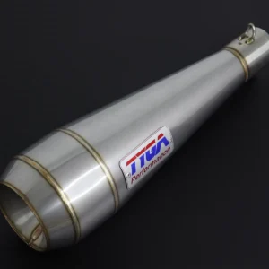 Silencer, Stainless Moto Maggot, 43 mm., Midi, No fittings (CLEAROUT)