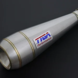 Silencer, Stainless Moto Maggot, 43 mm., Midi, No fittings (CLEAROUT)