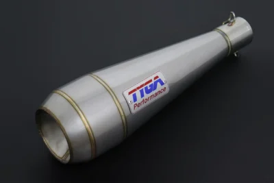 Silencer, Stainless Moto Maggot, 43 mm., Midi, No fittings (CLEAROUT)