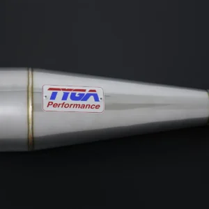 Silencer, Stainless Moto Maggot, 43 mm., Midi, No fittings (CLEAROUT)