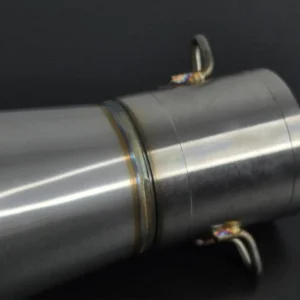 Silencer, Stainless Moto Maggot, 43 mm., Midi, No fittings (CLEAROUT)