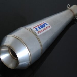 Silencer, Stainless Moto Maggot, 35 mm., Mini, No fittings