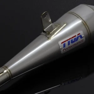 Silencer, Stainless Moto Maggot, 35 mm., Left, Grom, No fittings