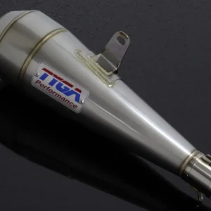 Silencer, Stainless Moto Maggot, 35 mm., Right, Grom, No fittings