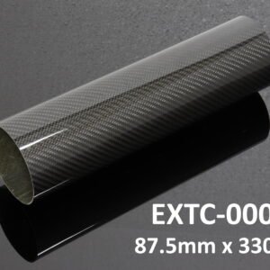 Tube, Carbon, Round, 87.5mm x 330mm