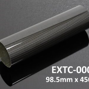 Tube, Carbon, Round, 98.5mm x 450mm