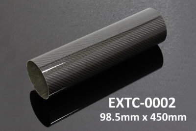 Tube, Carbon, Round, 98.5mm x 450mm