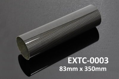Tube, Carbon, Round, 83mm x 350mm